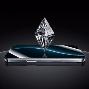 Закалённое стекло Benks Glass Warrior Sapphire Coating для iPhone 17/16 Pro чёрное