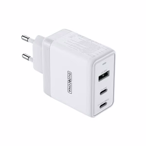 Dux Ducis Duzzona wall laadija T1 GaN - USB + 2xType C - PD 65W valge