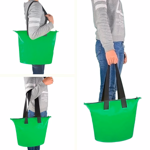 11L PVC veekindel kott - roheline