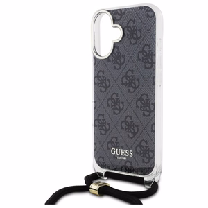 Guess Crossbody Cord 4G Print Ümbris jaoks iPhone 16 - must