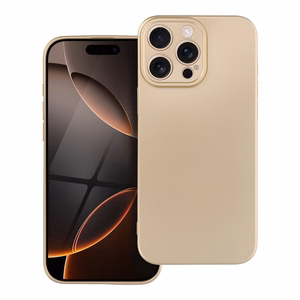 METALLIC Ümbris jaoks IPHONE 16 Pro Max kuldne