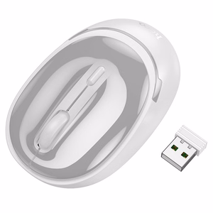 Juhtmevaba hiir Hoco 2,4G 1600 dpi GM34 halli-valge