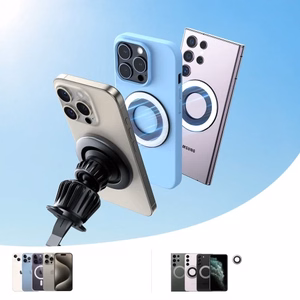 Autokinnitusein Joyroom JR-ZS406 must (magnetiline / ventilatsioonivõre)