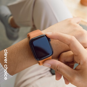Crong Liquid Apple Watch rihm, 38/40/41/42 mm, oranž