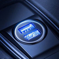 Autolaadija Joyroom "C-A06" Valge (2x USB / 3.1A)