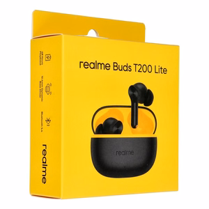 Juhtmevabad kõrvaklapid Realme Buds T200 Lite, mustad