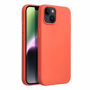 SILICONE case jaoks IPHONE 14 peach