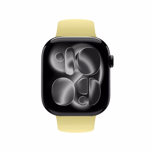 Crong Liquid rihm Apple Watch 38 / 40 / 41 / 42 mm, õlekollane