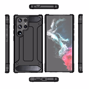 Hybrid Armor Ümbris jaoks Samsung Galaxy S25 Ultra Armored Hybrid Ümbris - must