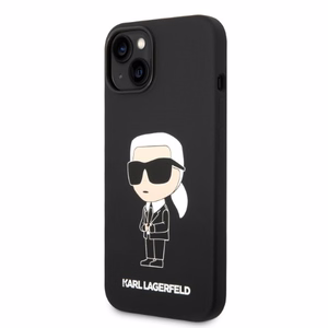 Karl Lagerfeld KLHMP14MSNIKBCK iPhone 14 Plus 6.7" hardcase must/must Silicone Ikonik Magsafe