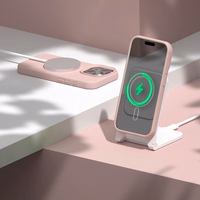 Etteri Silicone Mag ümbris iPhone 14 6,1" hele roosa