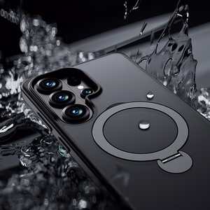 Benks Magnetic Mist ümbris koos statiiviga (A050) Samsung Galaxy S26 Ultra mustale telefonile
