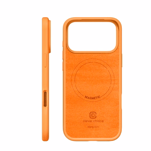 Crong Color Cover Magnetic MagSafe ümbris seadmele iPhone 17 Pro, oranž