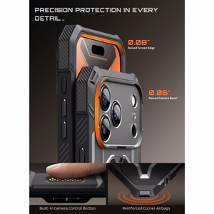 Supcase Grip Pro Mag MagSafe ümbris iPhone 18 Pro / 17 Pro – must