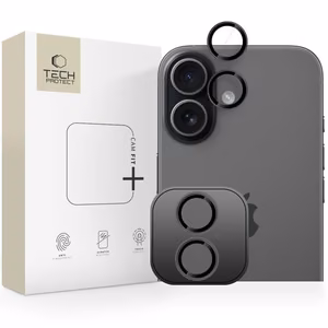 Tech-Protect Camring Fit+ Camera Cover jaoks iPhone 17 - Must