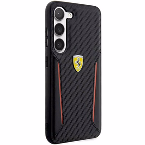 Ferrari FEHCS23MNPYK S23+ S916 чёрный/чёрный жёсткий чехол Carbon Contrast Edges