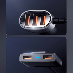 Car laadija Joyroom JR-CL03 5-Port USB (must)