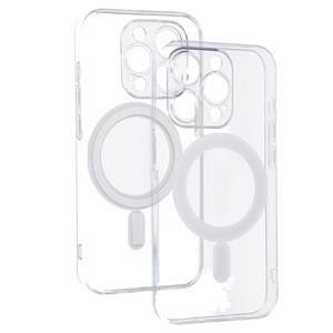 TEL PROTECT MagSilicone Ümbris jaoks Iphone 15 Pro läbipaistev