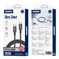 JELLICO kaabel B28 USB-C - USB-C PD 60W 1M must