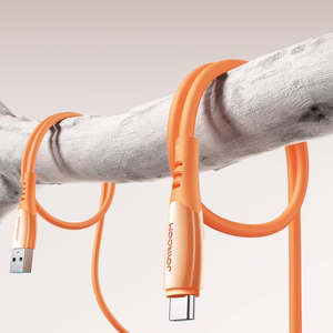 Joyroom S-A59 Vibrant Series 3A USB-A - USB-C Kaabel 1.2m - oranž