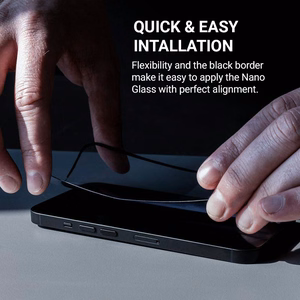 Crong Nano Glass painduv 100D hübriidne ekraanikaitse seadmele iPhone 15 Pro
