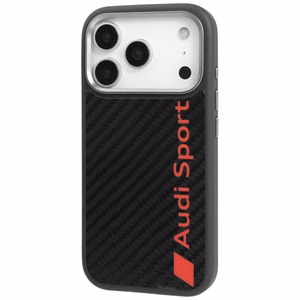 Audi R8 Carbon Fiber MagSafe Ümbris jaoks iPhone 17 Pro - Must