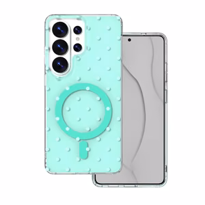 Bubble Dots Mag чехол для Samsung S26 Ultra, зеленый