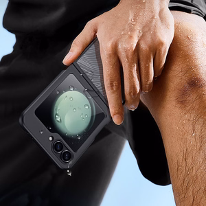 Dux Ducis Aimo ümbris jaoks Samsung Galaxy Z Flip 6 - must