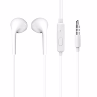 Dudao X10S juhtmega in-ear kõrvaklapid 3.5mm mini jack 1.15m - valge