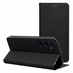 Чехол-книжка для Samsung A27 Luna Book Carbon черный