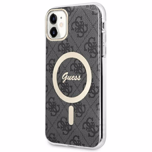 Guess GUHMN61H4STK iPhone 11 6.1" чёрный/чёрный hardcase 4G MagSafe