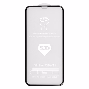 Karastatud klaas Full Glue 5D jaoks IPHONE 11 PRO MAX Must