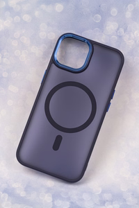 Frozen Mag Чехол для iPhone 16 Pro 6,3" тёмно-синий