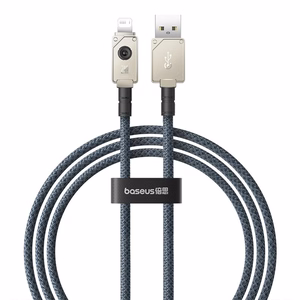Baseus Unbreakable USB-A kuni Lightning kaabel 1 m, 5V-2.4A, valge