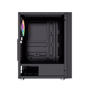 Gembird Fornax 2500 ARGB Gaming ATX Midi Tower tagavalgustusega must arvutikorpus