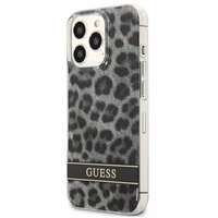 Guess GUHCP13LHSLEOK iPhone 13 Pro / 13 6.1" hall/halli kõvakaaneline Leopard