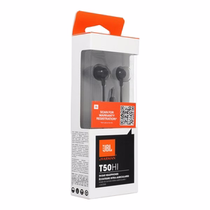 Juhtmega kõrvaklapid Jack 3,5 mm mikrofoniga JBL T50HI 360 must