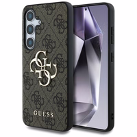 Guess Big 4G Logo Classic Logo Ümbris jaoks Samsung Galaxy S25 Plus Brown