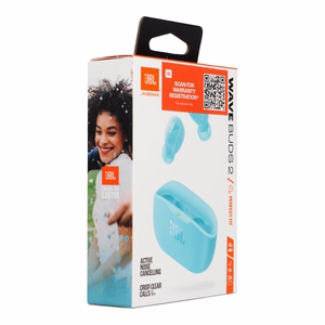 Juhtmevabad kõrvaklapid ANC JBL Wave Buds 2 sinine