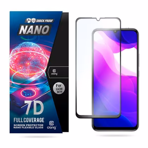 Crong 7D Nano Flexible Glass 9H hübriidne ekraaniklaas seadmele Xiaomi Mi 10 Lite