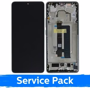 LCD ekraan ühilduv Xiaomi Poco X6 Pro 5G raamiga / hall / (Service Pack)