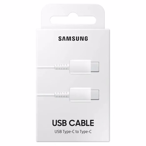 SAMSUNG original cable Type Cto Type C EP-DA705BWEGWW 1 m white blister