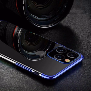 Clear Color чехол гелевый чехол с металлической рамкой Xiaomi Redmi Note 11 Pro 5G / 11 Pro красный