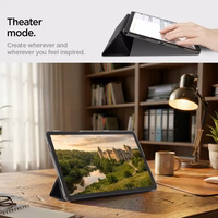Spigen Smart Fold ümbris Samsung Galaxy Tab A9+ / A11+ jaoks - must