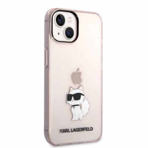 Karl Lagerfeld KLHCP14MHNCHTCP iPhone 14 Plus 6.7" roosa/roosa hardcase Ikonik Choupette