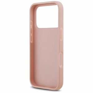 Guess Rhinestone Triangle Logo чехол для iPhone 17 Pro - розовый