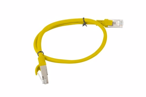 PATCHCORD KAT.5E UTP 2M ŻÓŁTY FLUKE PASSED LANBERG 10-PACK
