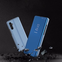 Clear View Ümbris cover jaoks Samsung Galaxy A14 flip cover sinine