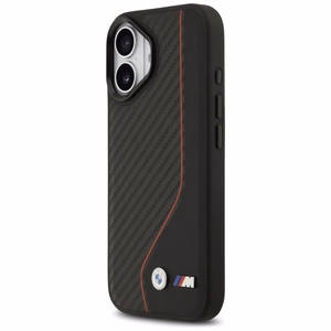 BMW M Carbon Line & Logo MagSafe Ümbris jaoks iPhone 17 - Punane