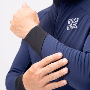 Rockbros YDWT014 Winter Fleece Double Layer Cycling Jacket Size XXL - Blue